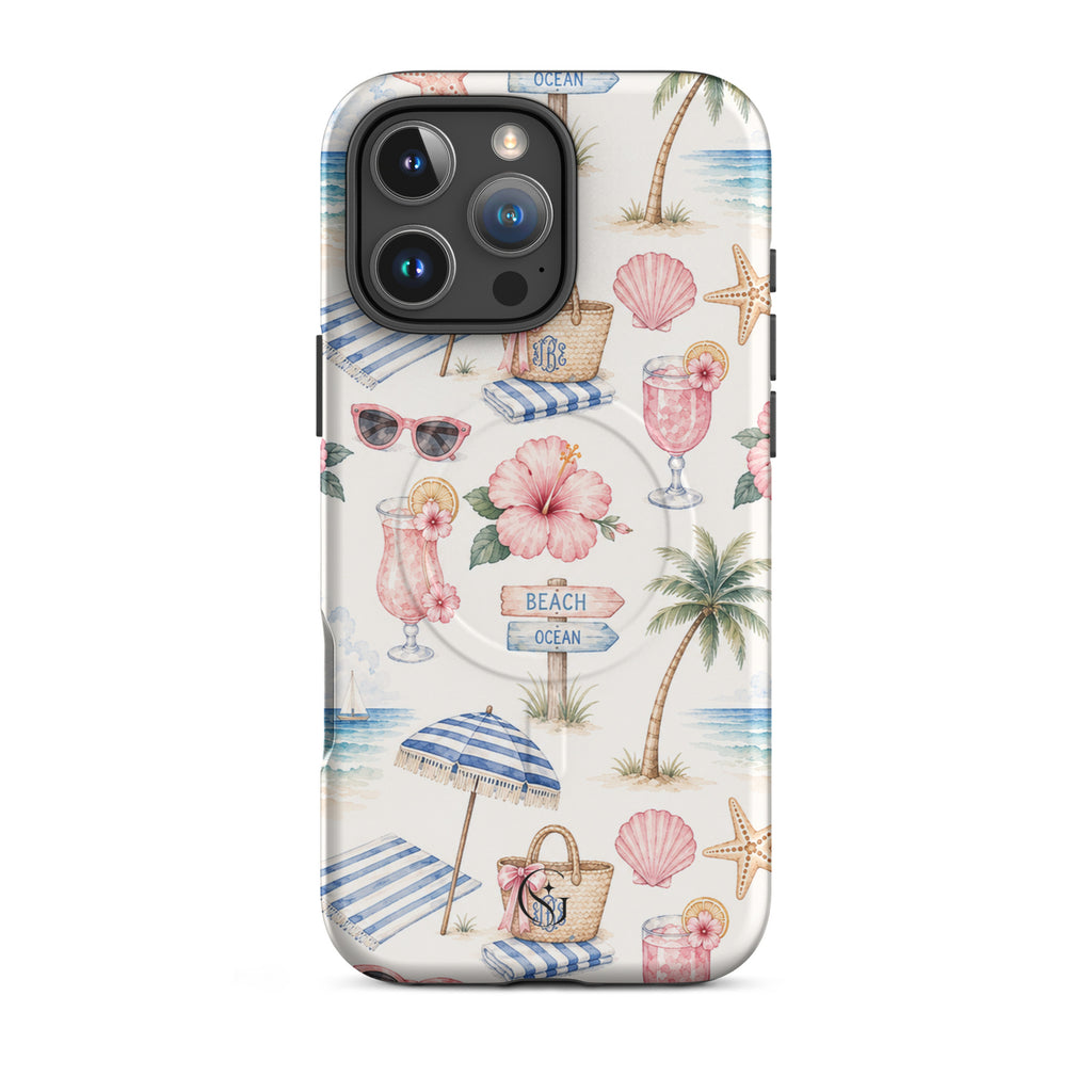 Lets Go to the Beach Magsafe phone case for iPhone 16 Pro Max