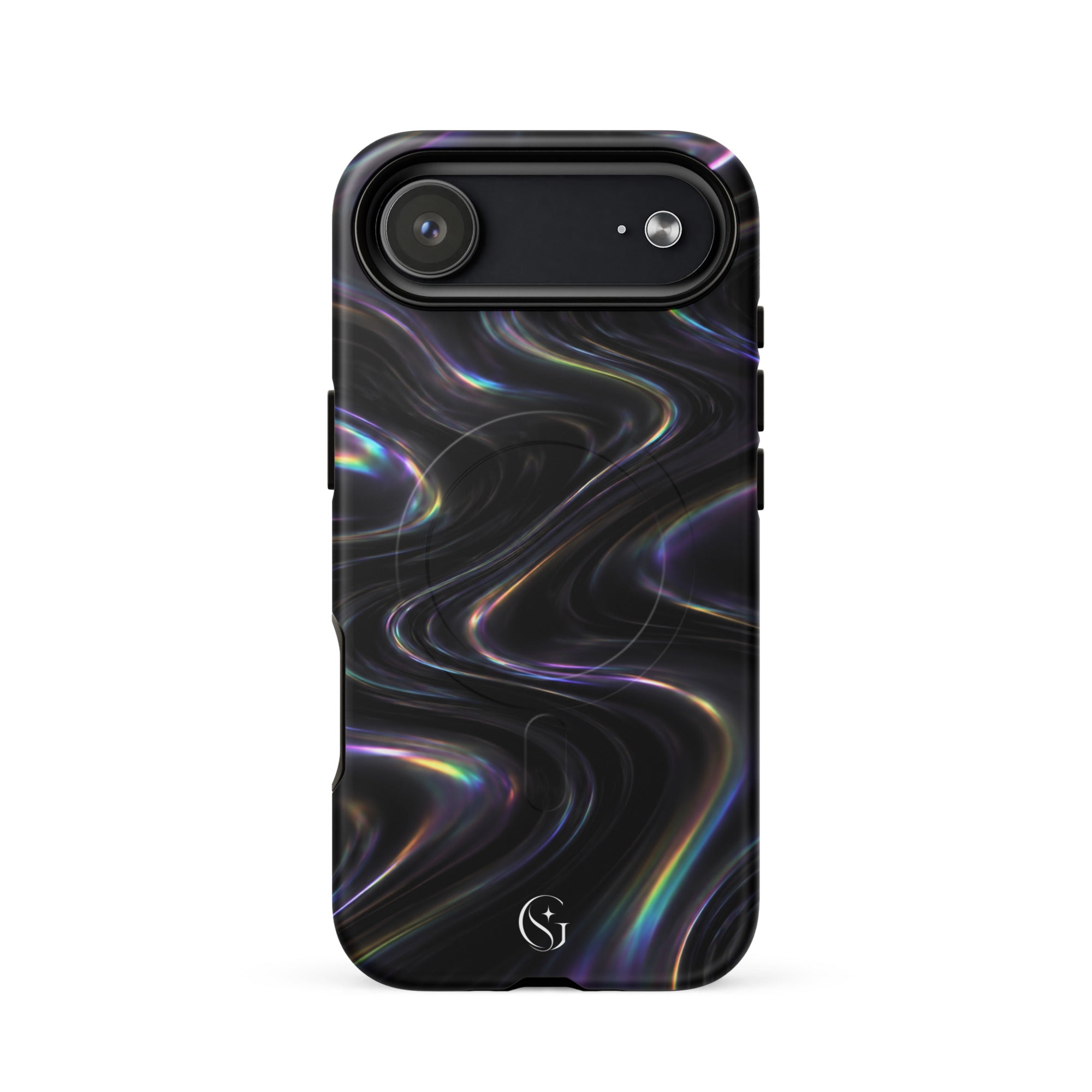 Oil Spill Galaxy Swirl Magsafe phone case for iPhone 17 Air