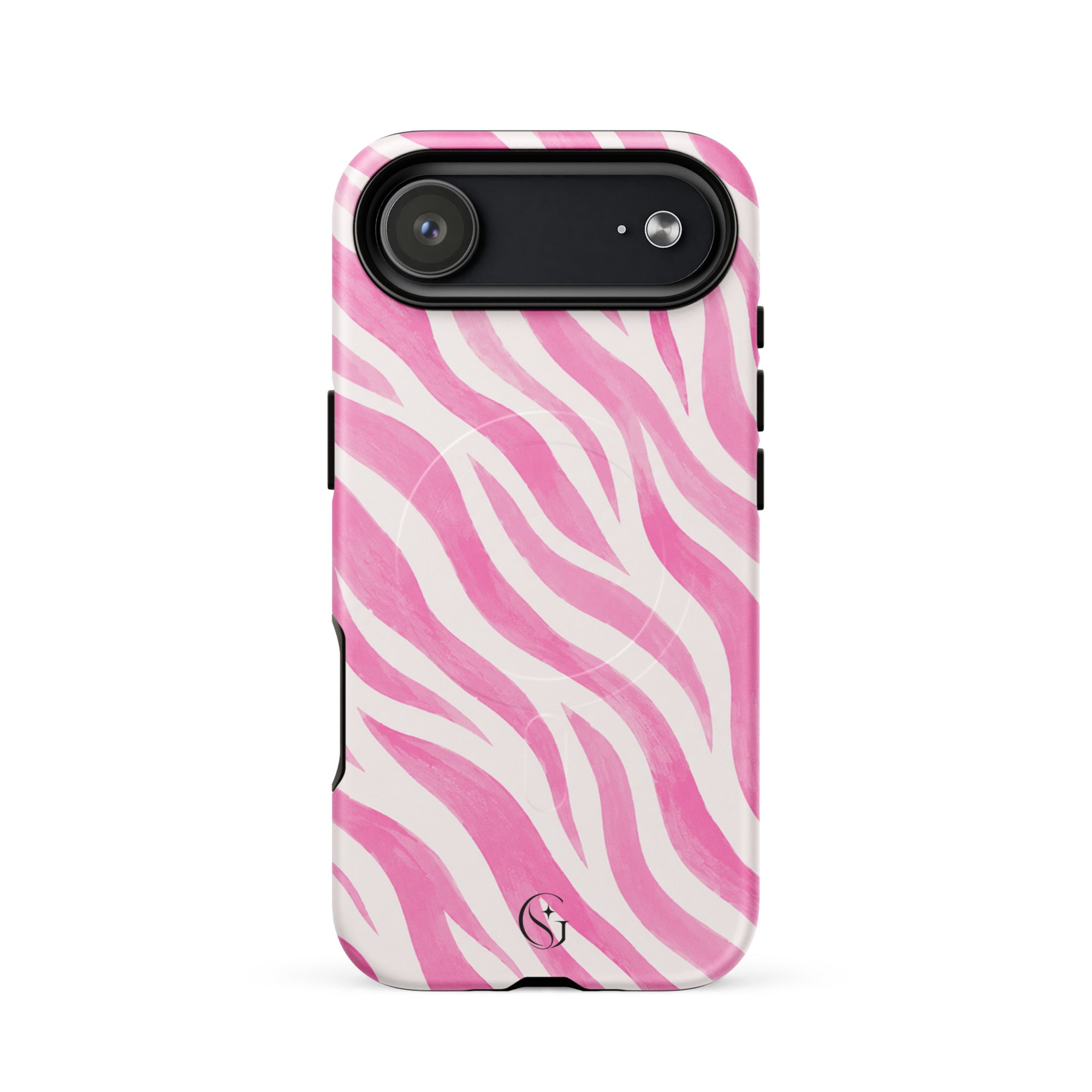 Pink Zebra Magsafe phone case for iPhone 17 Air