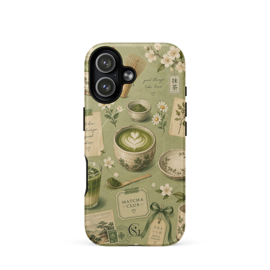 Matcha Club Magsafe phone case for iPhone 17