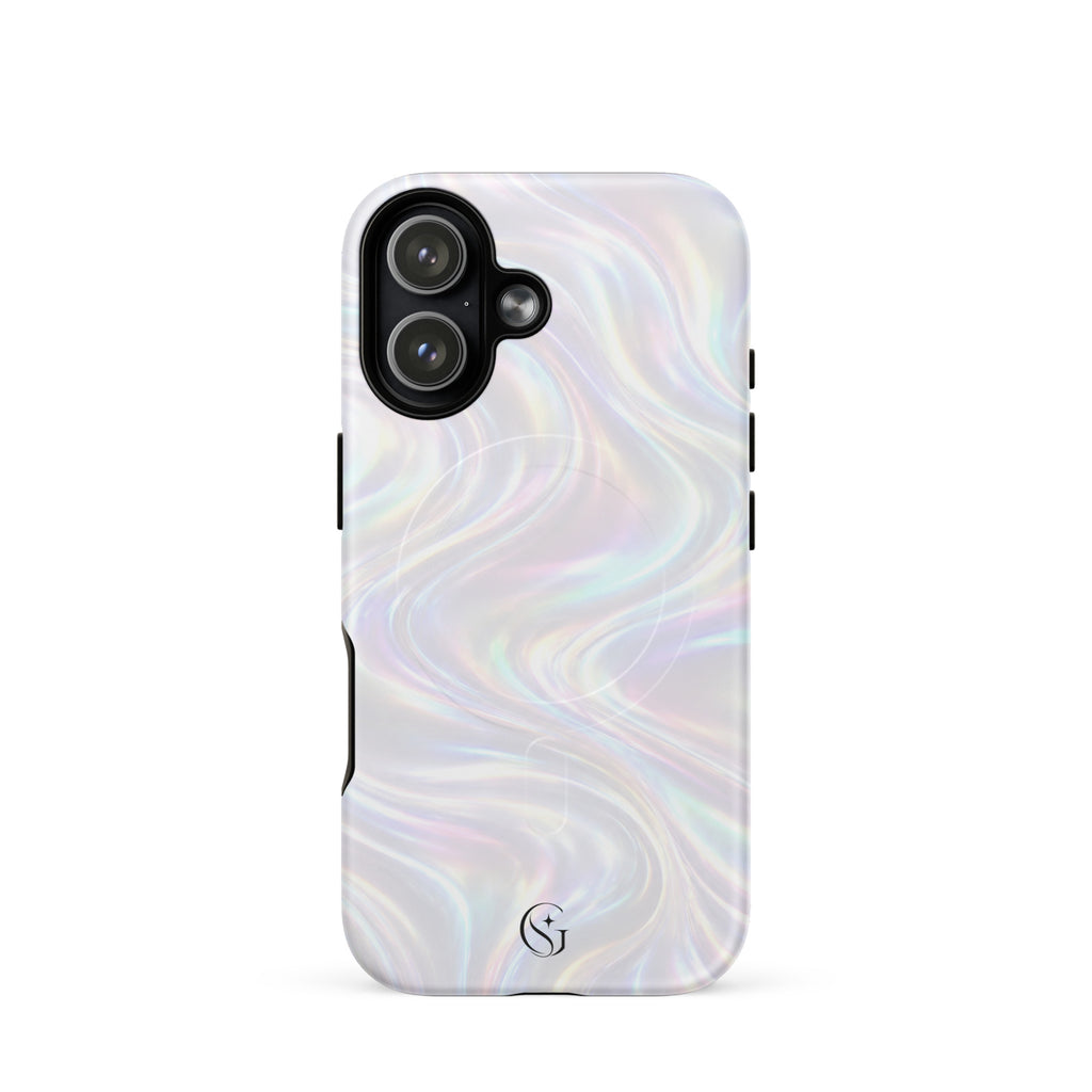 Silk Galaxy Swirl Magsafe phone case for iPhone 17