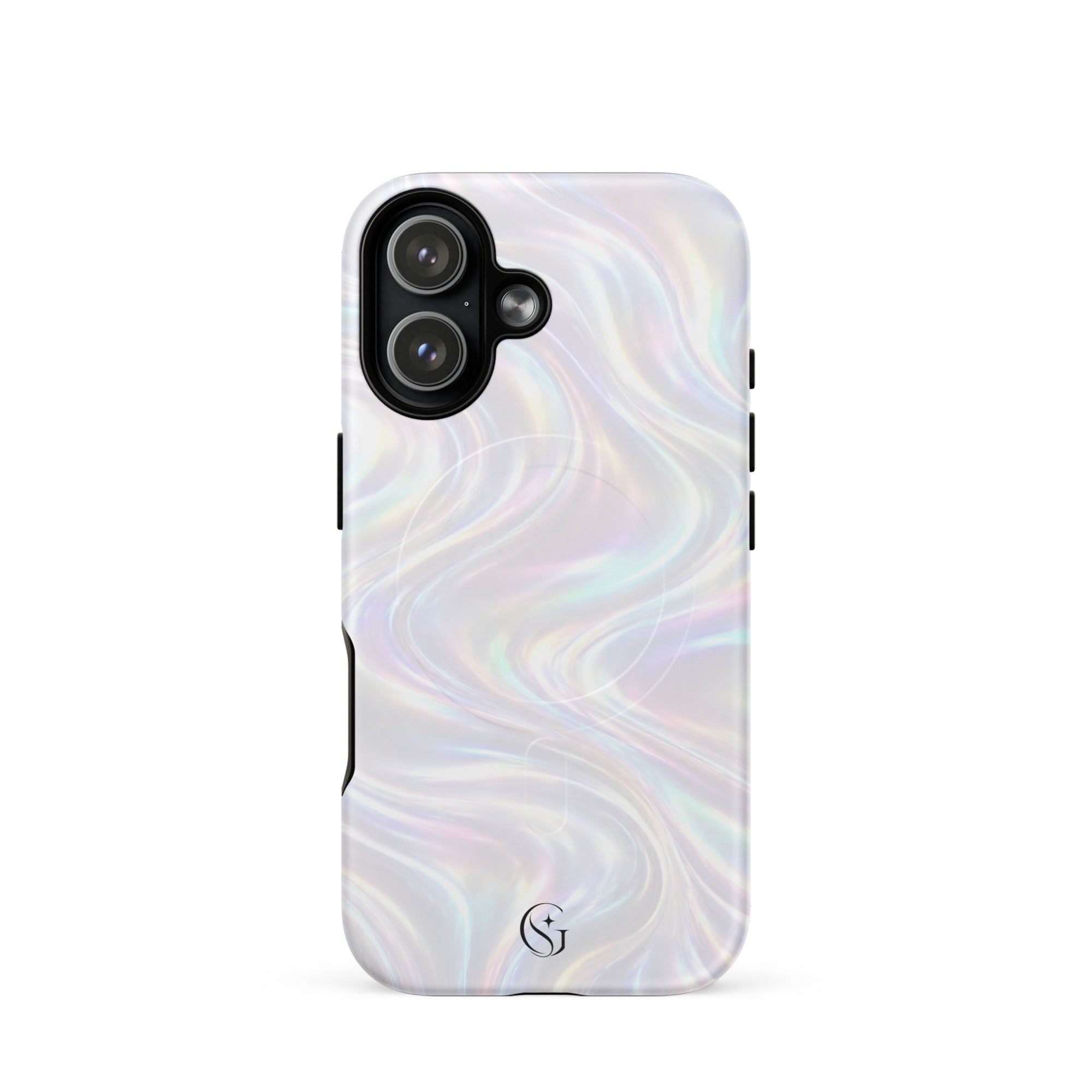 Silk Galaxy Swirl Magsafe phone case for iPhone 17