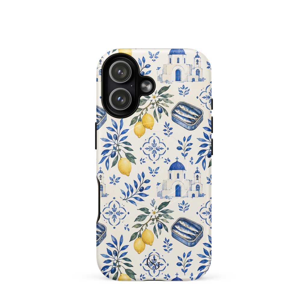Lemon Santorini Magsafe phone case for iPhone 17