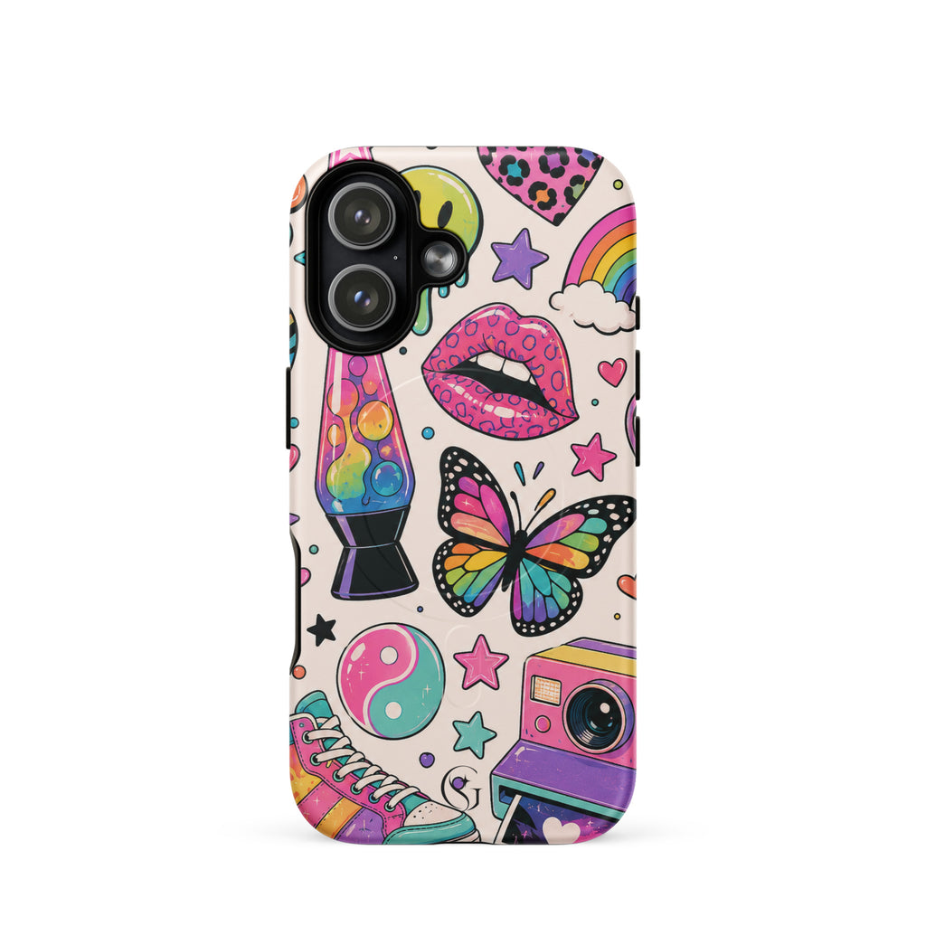 Hippie Girl Magsafe phone case for iPhone 17