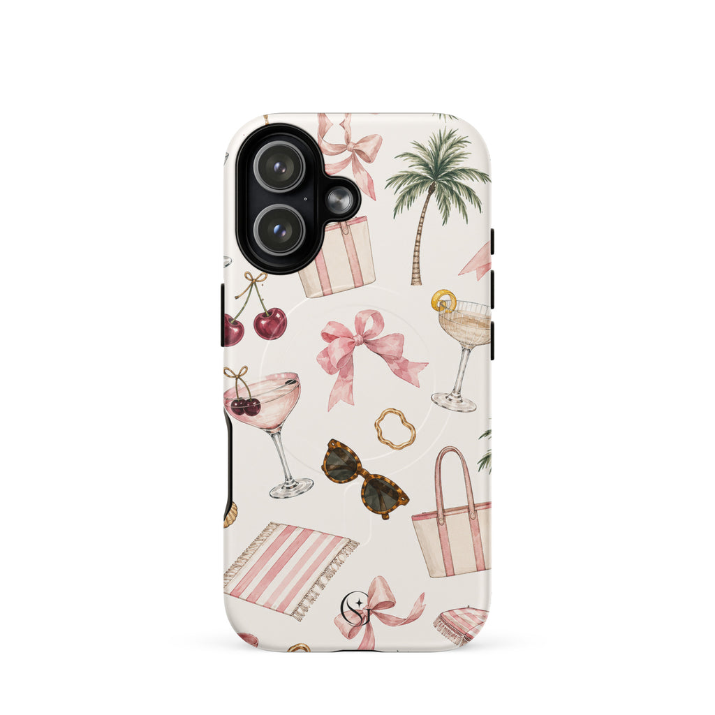 Cocktails & Cherries Magsafe phone case for iPhone 17