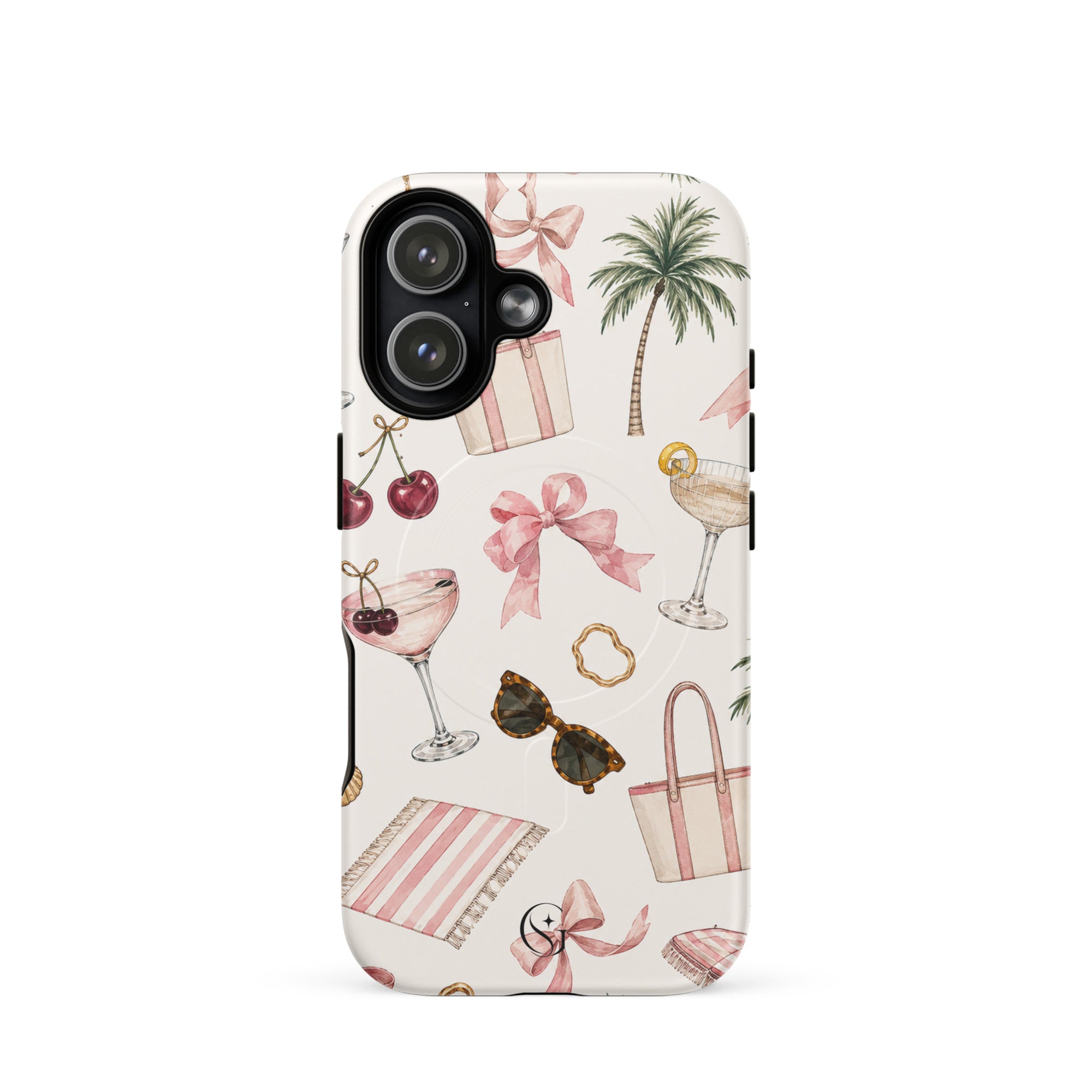 Cocktails & Cherries Magsafe phone case for iPhone 17