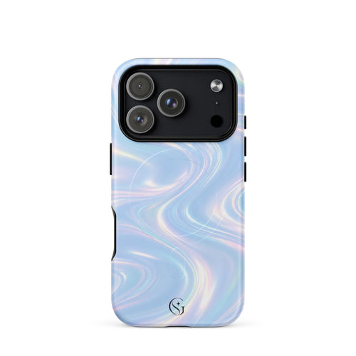 Blueberry Galaxy Swirl Magsafe phone case for iPhone 17 Pro