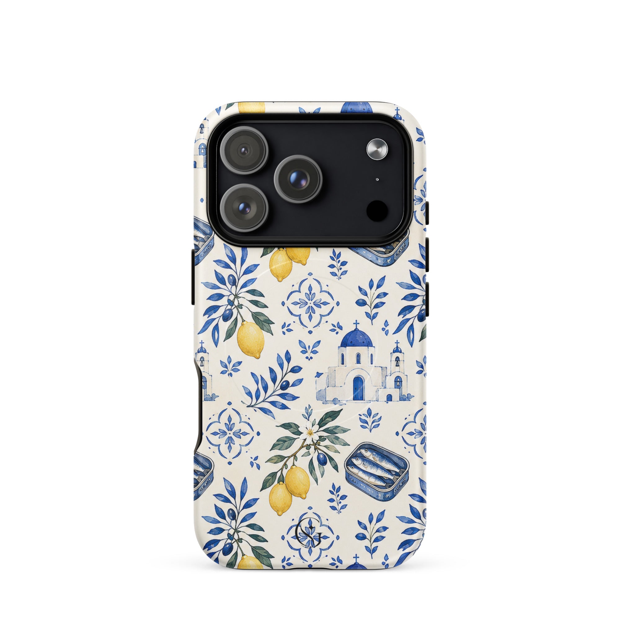 Lemon Santorini Magsafe phone case for iPhone 17 Pro