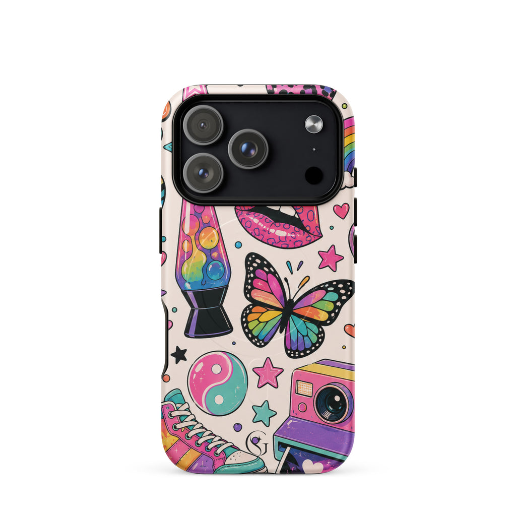 Hippie Girl Magsafe phone case for iPhone 17 Pro