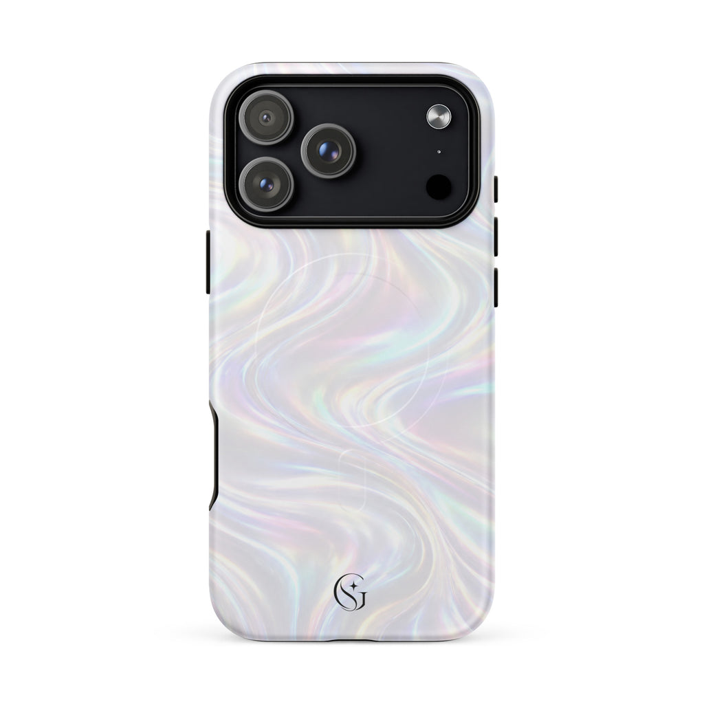 Silk Galaxy Swirl Magsafe phone case for iPhone 17 Pro Max