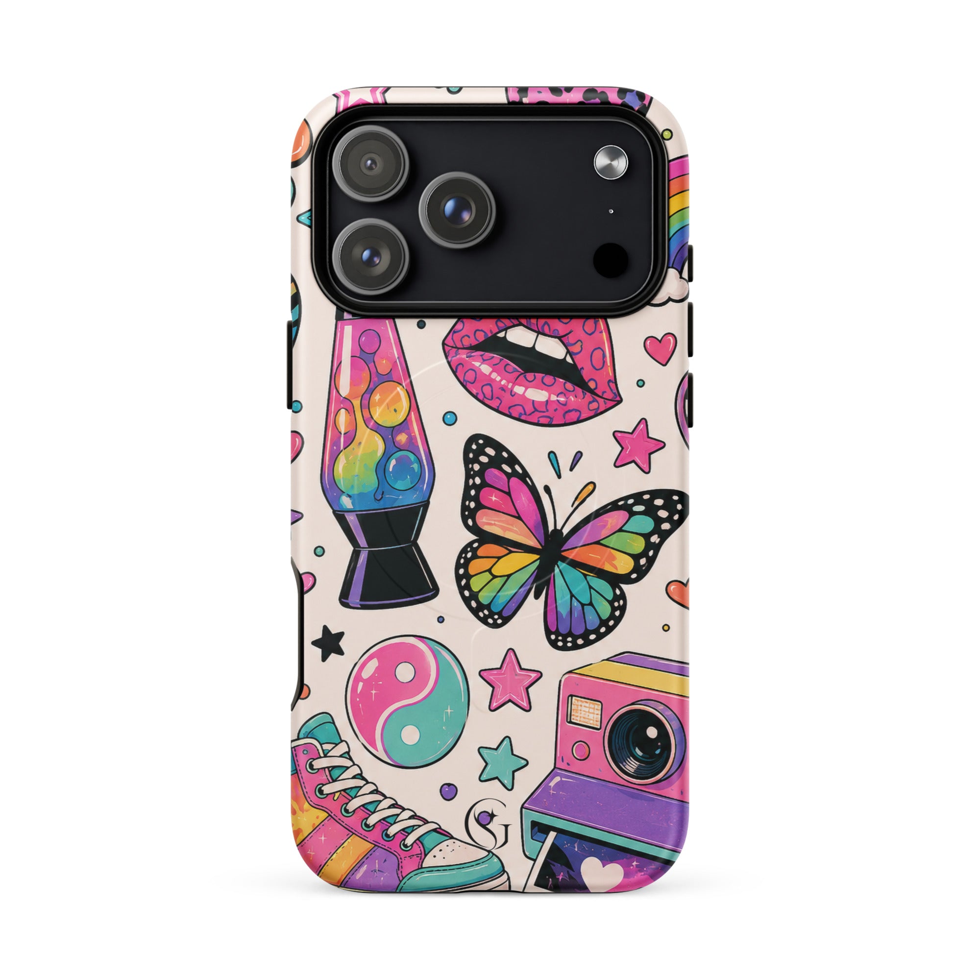 Hippie Girl Magsafe phone case for iPhone 17 Pro Max
