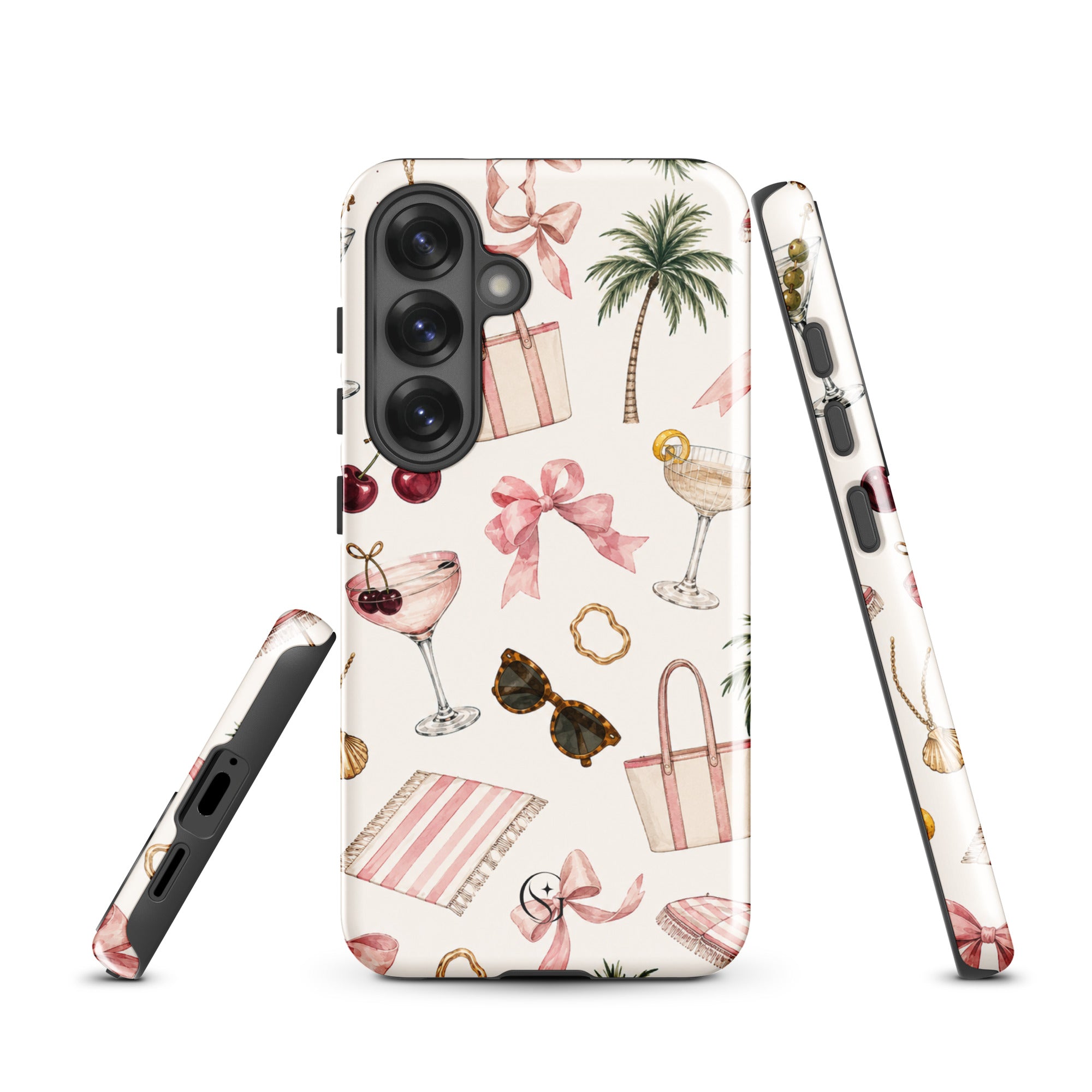 Cocktails & Cherries phone case for Samsung S25