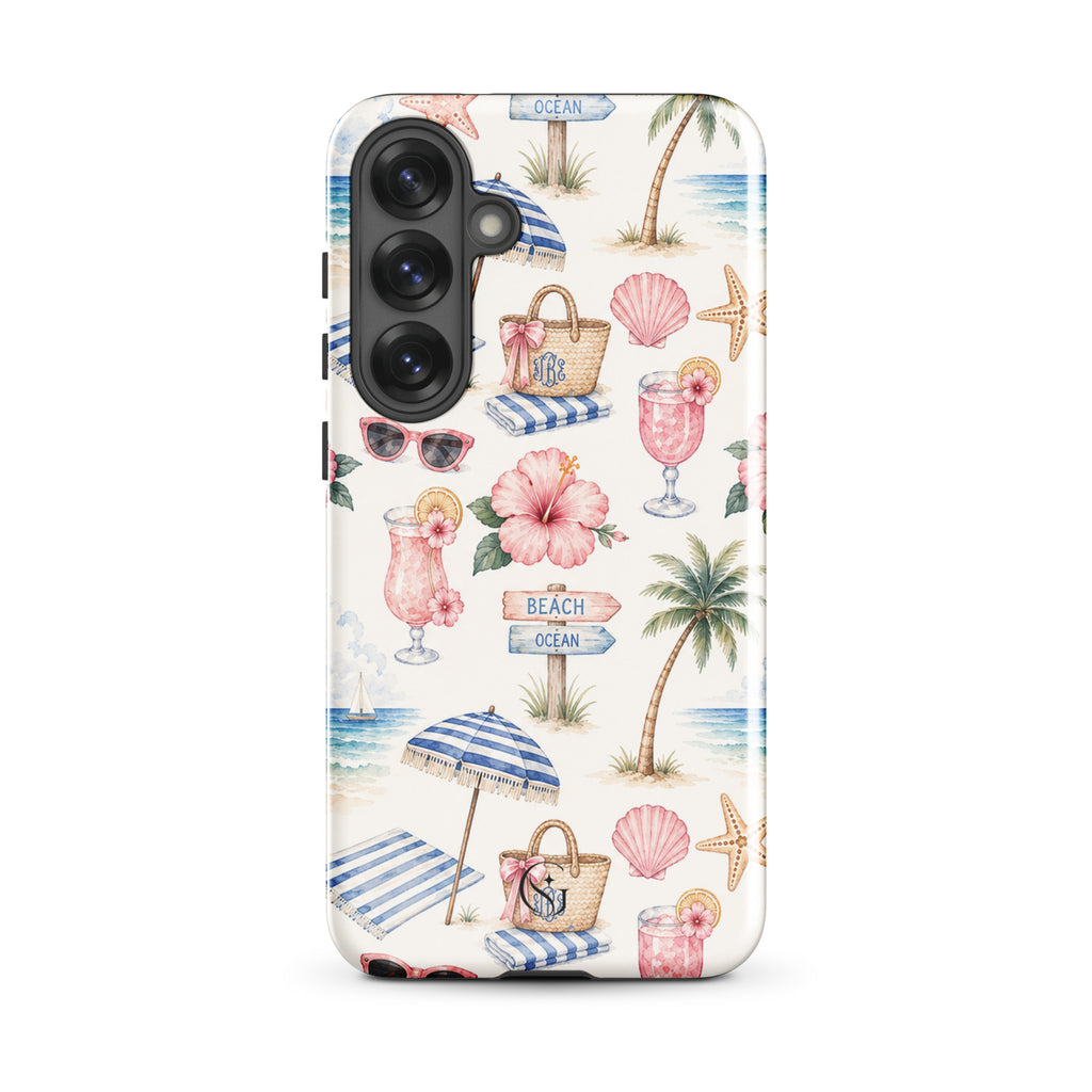 Lets Go to the Beach  phone case for Samsung Galaxy S25 Plus