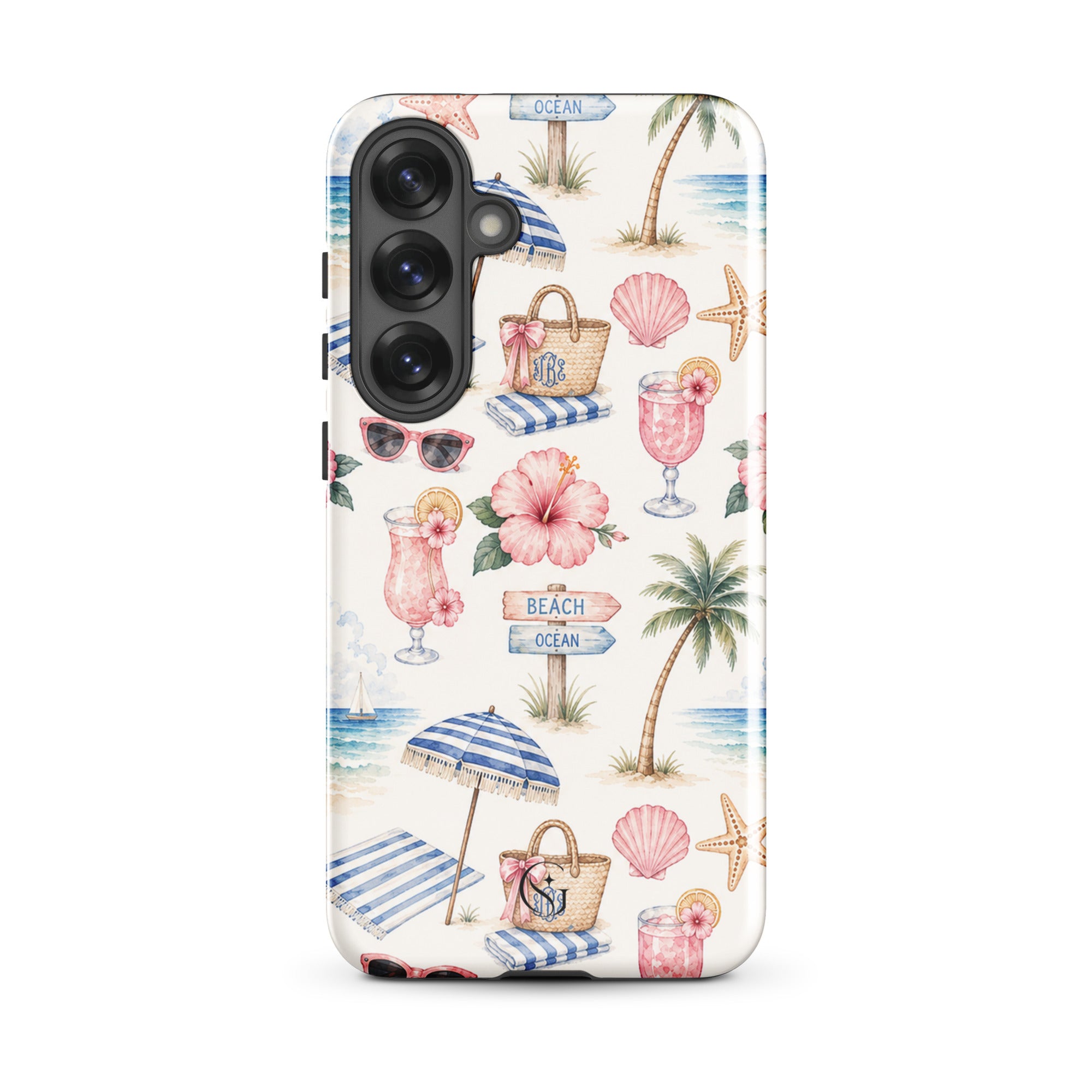 Lets Go to the Beach  phone case for Samsung Galaxy S25 Plus