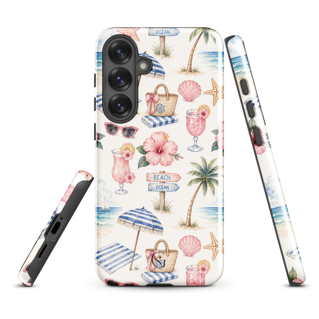 Lets Go to the Beach  phone case for Samsung Galaxy S25 Plus