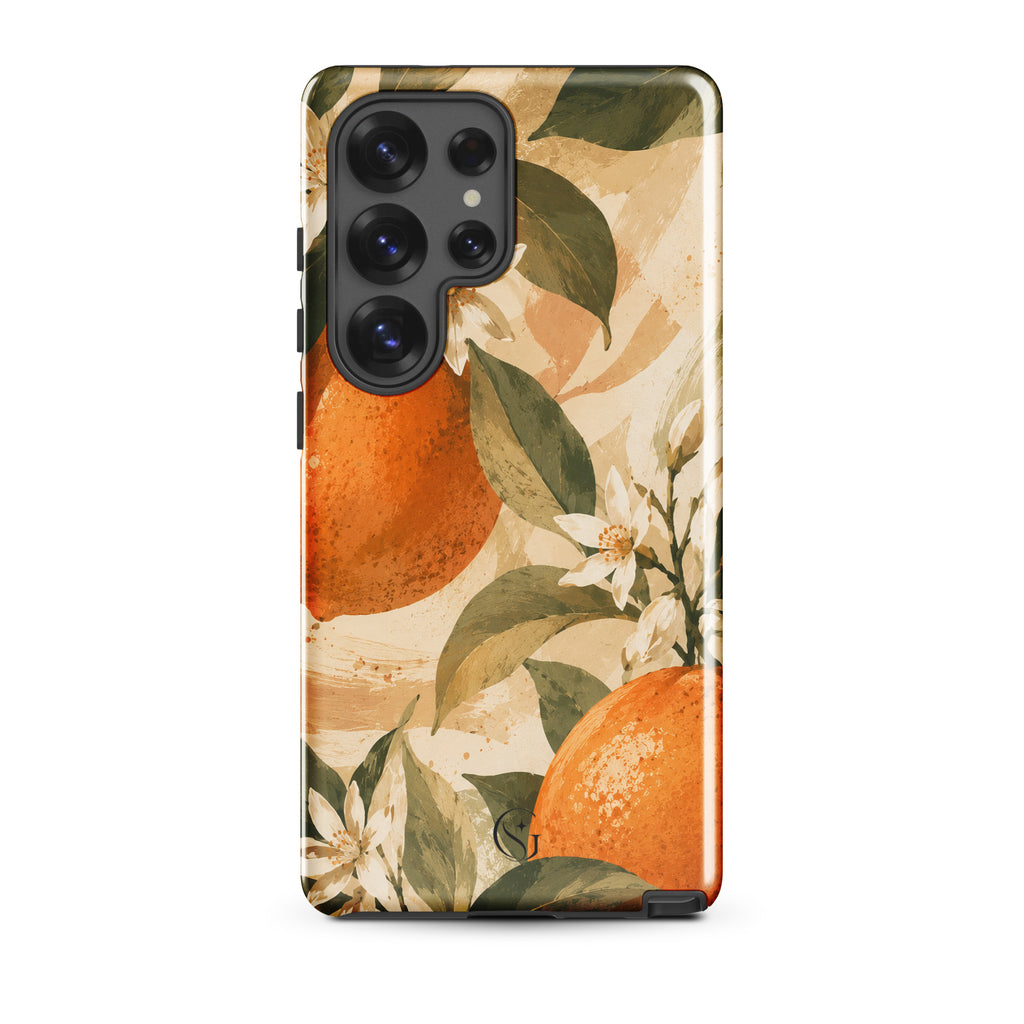 Orange Blossom phone case for samsung galaxy s25 ultra