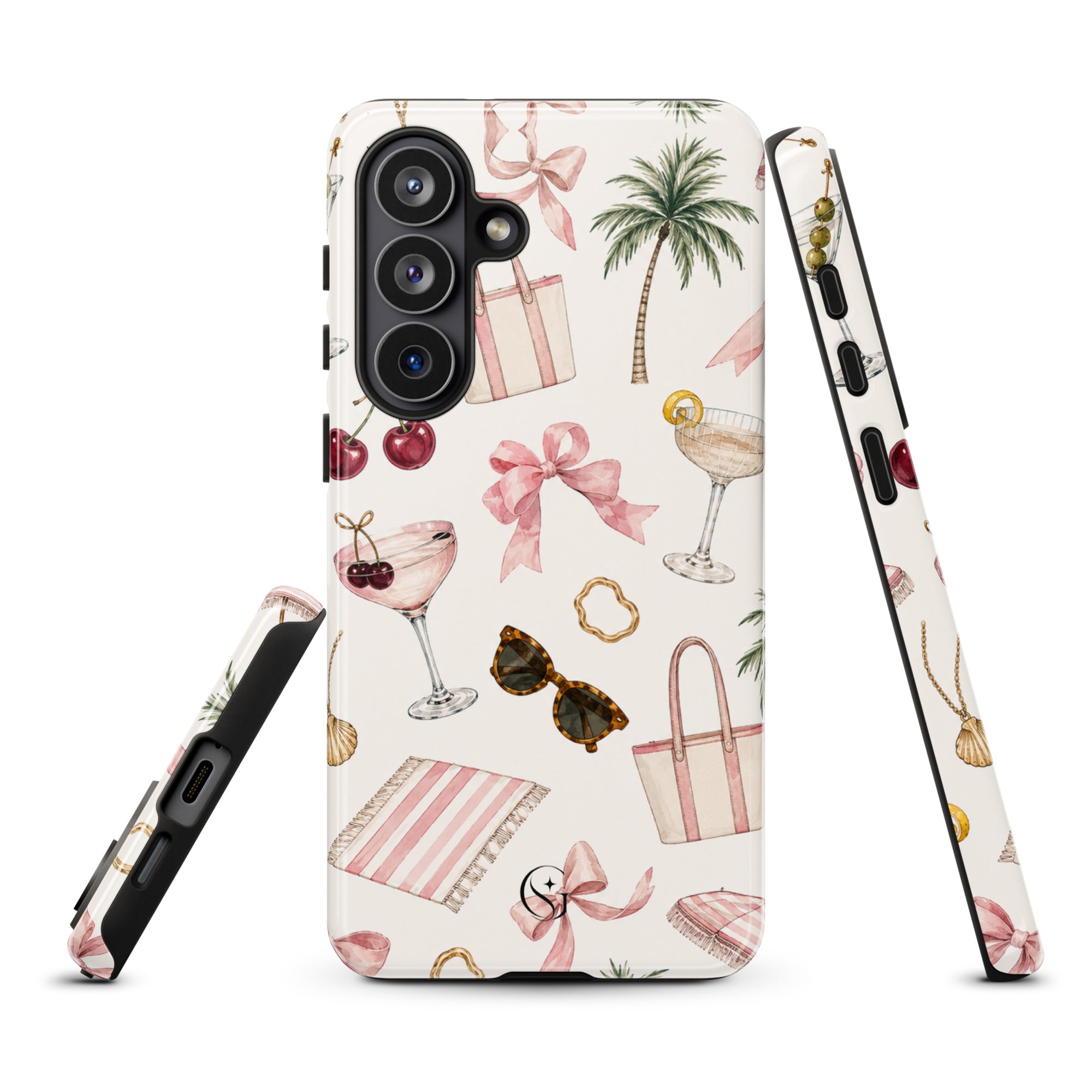 Cocktails & Cherries phone case for Samsung S26 plus