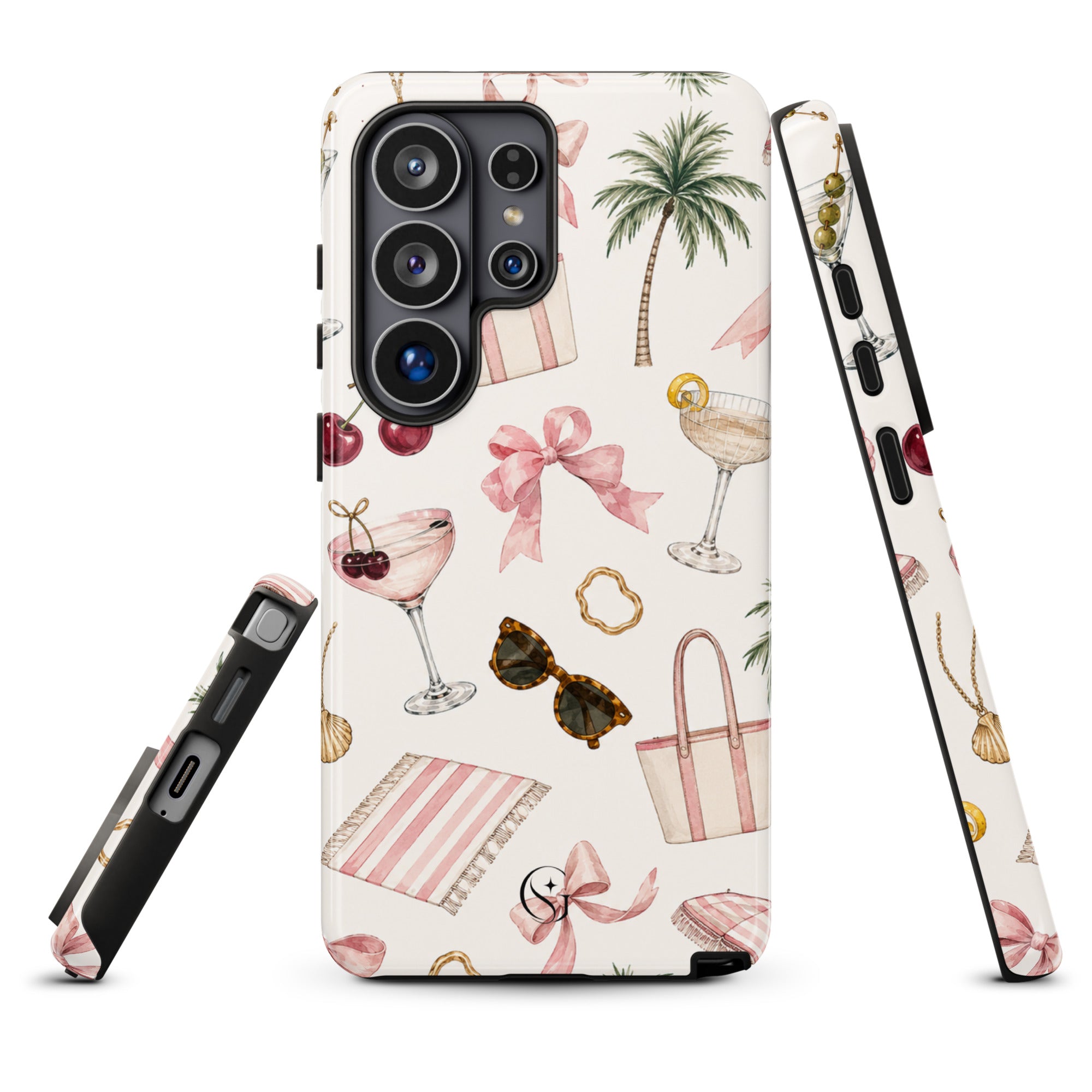Cocktails & Cherries phone case for Samsung S26 ultra